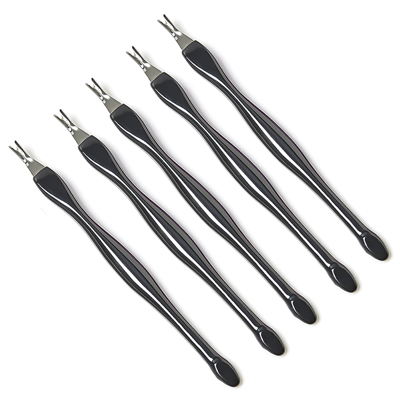 5 kpl kuolleen ihon poisto leikkuri kynsien kynsinauhojen työntö nippu ruostumaton teräs kynsien manikyyri työkalut kynsienhoitovälineet: Q16692