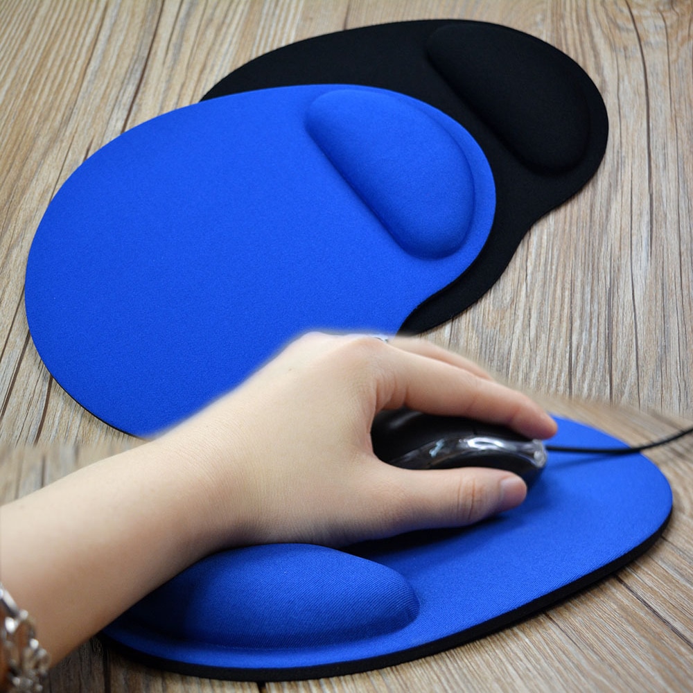 8 colori Nuovo Polso Proteggere Ottico Trackball PC Addensare Mouse Pad Comfort Zerbino Mouse Del Computer Portatile Gaming Mousepad Per Il Calcolatore Del PC Del Computer lapto