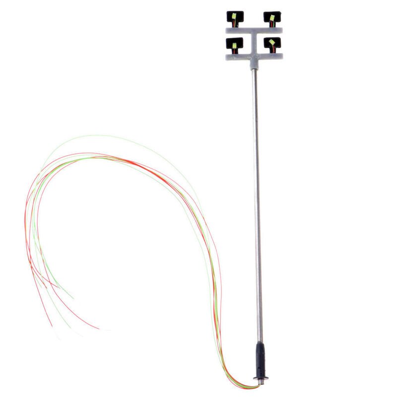 1:100 Ho 4 Led Straatverlichting Landschap Mini Lantaarnpaal Voor Zand Tafel Model