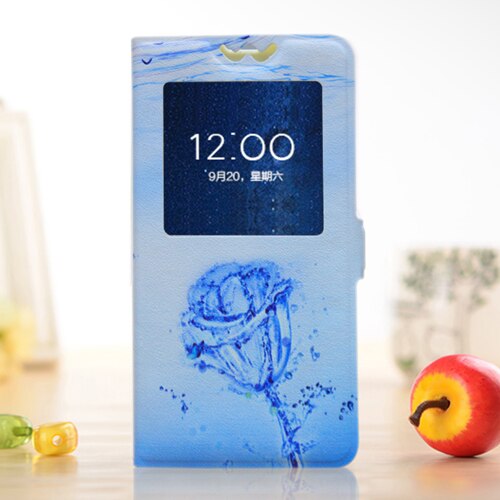 QIJUN Cover capa Voor LG G3S G3Beat G3 Mini g3mini D724 D725 Geschilderd Cartoon Magnetische Flip Window PU Lederen Telefoon bag Cover