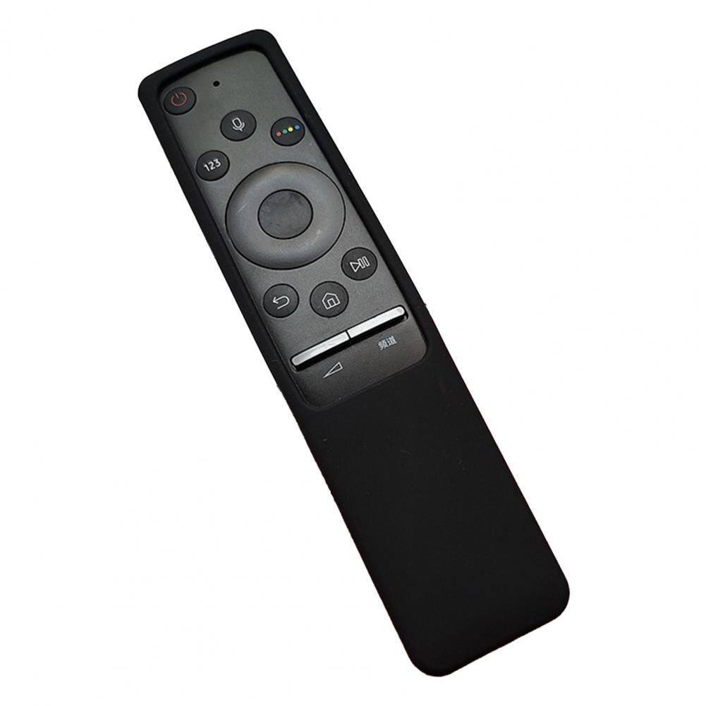 Colorful Durable Shock Proof Remote Control Cover Silicone Remote Control Protector Smooth Surface: Black