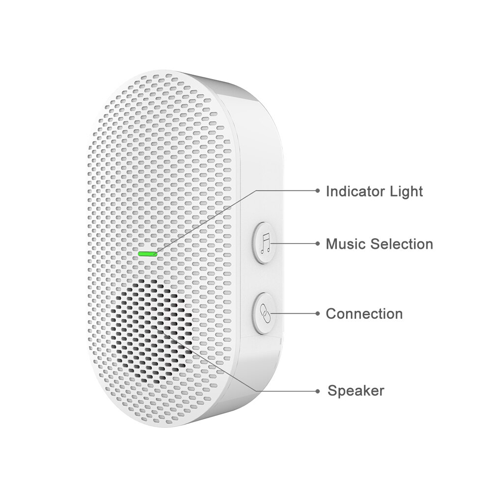Wireless Doorbell Chime Receiver Home Door Ding Dong Wifi Doorbell