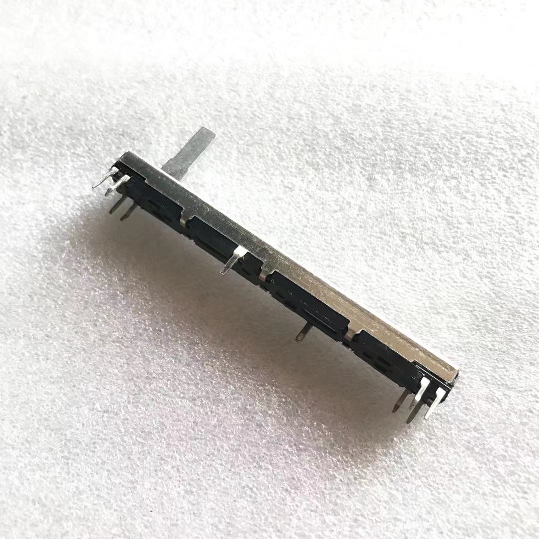 4pcs 75mm Suitable Majestic Fader 7.5 cm double sliding straight dual channel fader potentiometer A50K A503 A50KX215MMC