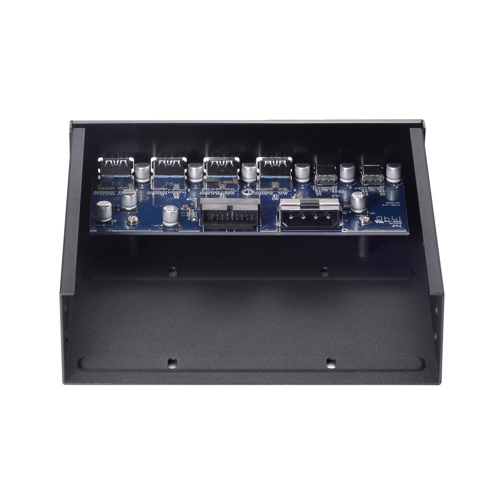 5.25 " front bay usb hub 2-- poorts usb 3.1 & 4-- poorts usb 3.0 hoge snelheid 5 gbps usb hub frontpaneel computerbehuizing optische drive bay