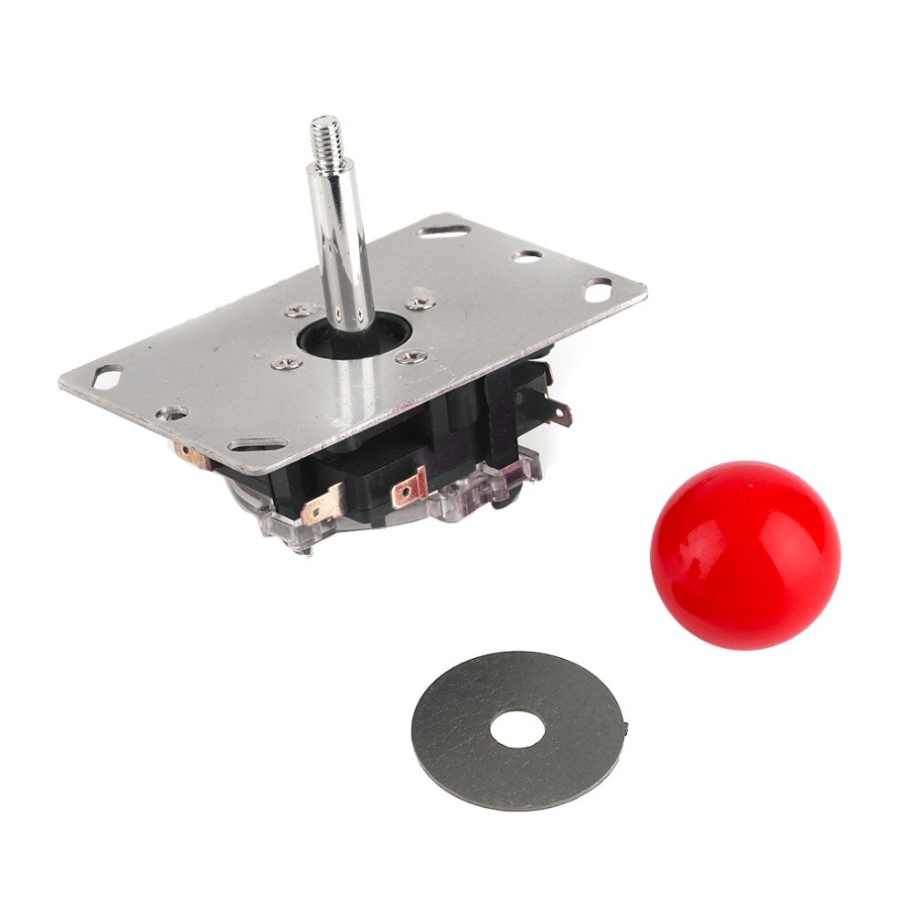 Arcade joystick bricolage Joystick boule rouge 4/8 voies Joystick combat bâton pièces pour jeu Arcade construction très robuste