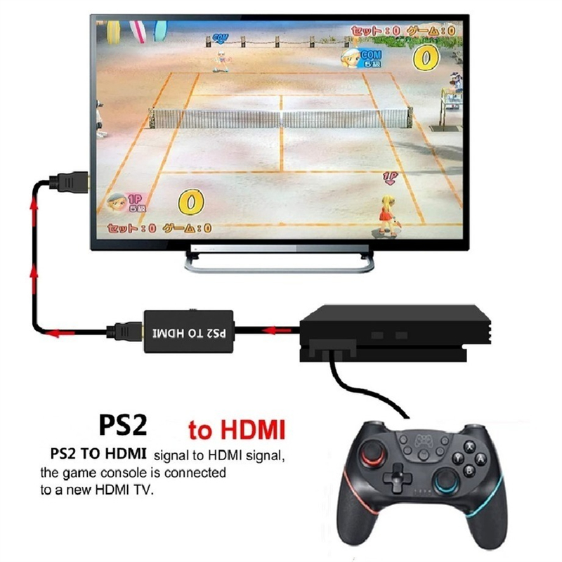 HD 1080P N64 PS2 Wii Xbox do HDMI Konsola do gier HD TV do kabli HDMI Plug and Play Nintendo 64 do HDMI Converte