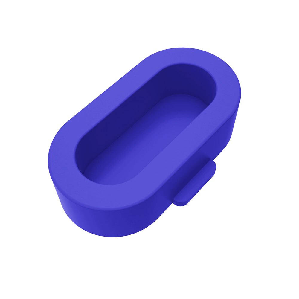 Plugue anti-poeira de borracha para relógio inteligente, plugue de borracha para garmin fenix 5/fenix 5x/fenix embutido: Blue / 10 Pcs