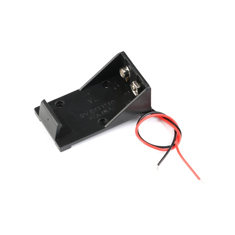 9 V Batterij Houder Box Case Draad Met Plug Lead AAN/UIT Schakelaar Cover Case: 9v without cover