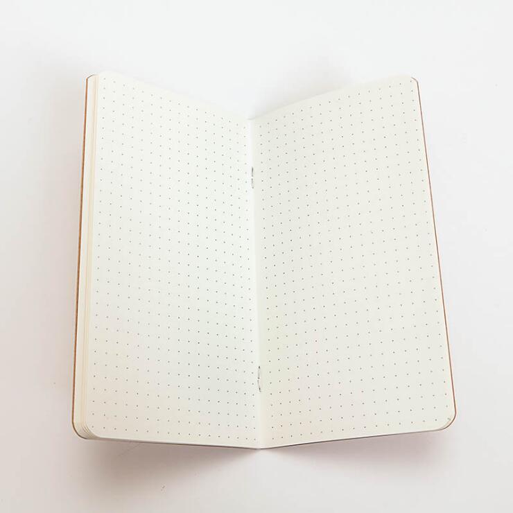 Dilosbu Traveler's Notebook Kraft Refill Inner Core Page inside paper Loose Leaf binder filler planners notepad office supplies: dot / 185x102