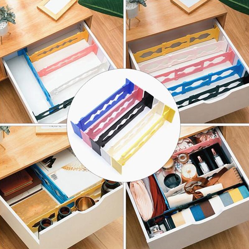 Storage Organizing Drawer Partition Freely retractable partition Household storage combination portable partition Drawer Organiz