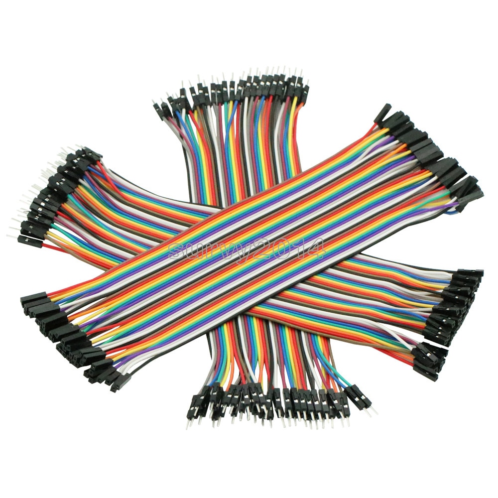 120 stuks 20 cm man op man, vrouw naar man, en vrouwelijke aan vrouwelijke doorverbindingsdraad connector Dupont kabel voor de Broodplank