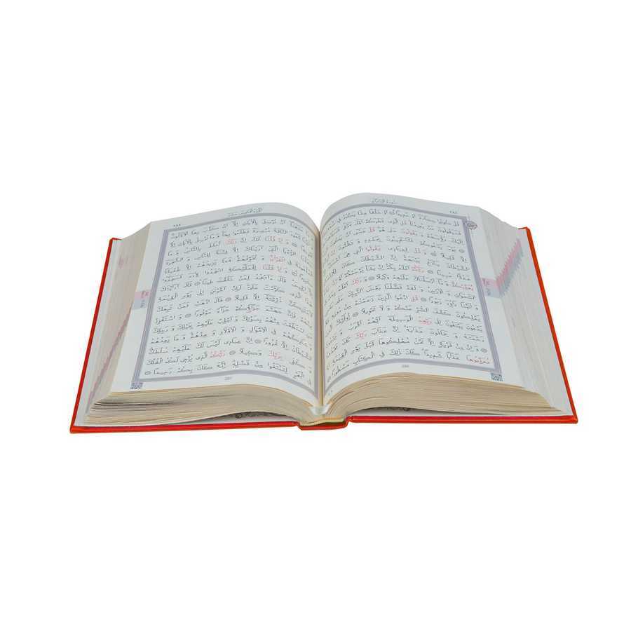 Medium Size Thermo Lederen Heilige Koran (Rood, Verzegeld)