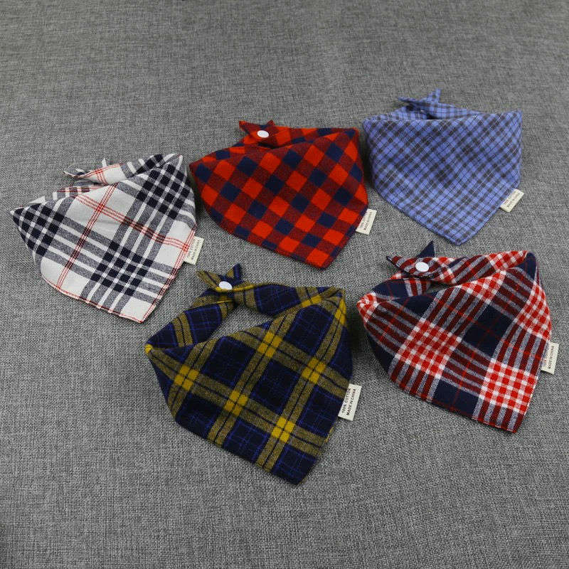 Leuke Slabbers Waterdichte Lange Mouwen Schort Kinderen Voeden Kiel Bib Katoen anti spuugt Plaid Slabbetje: Ivoor