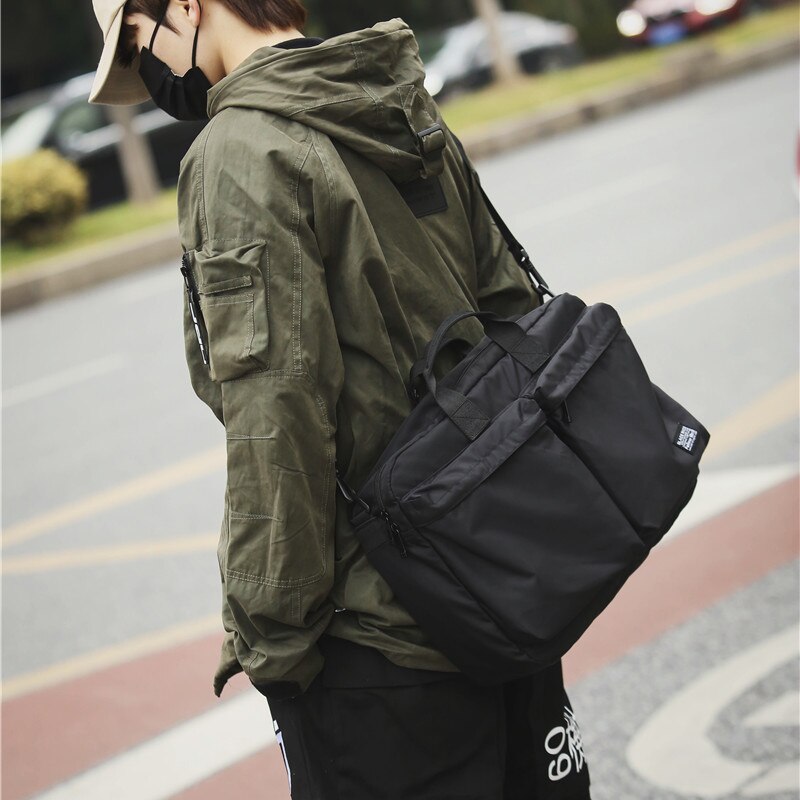Bolsa de viagem masculina, bolsa de viagem de náilon da moda, masculina, para finais, de ombro, à prova d&#39;água