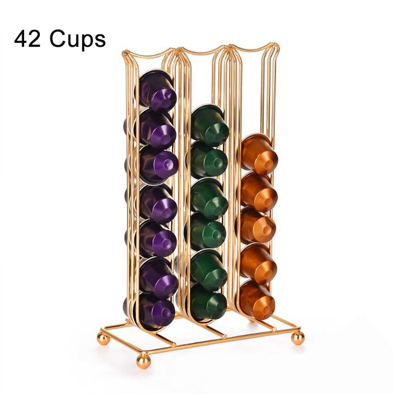 Koffie Capsule Houder 42 Kopjes Koffie Pods Houder Rack Koffie Capsule Dispenser Capsules Opslag Shelve Organisatie Houder