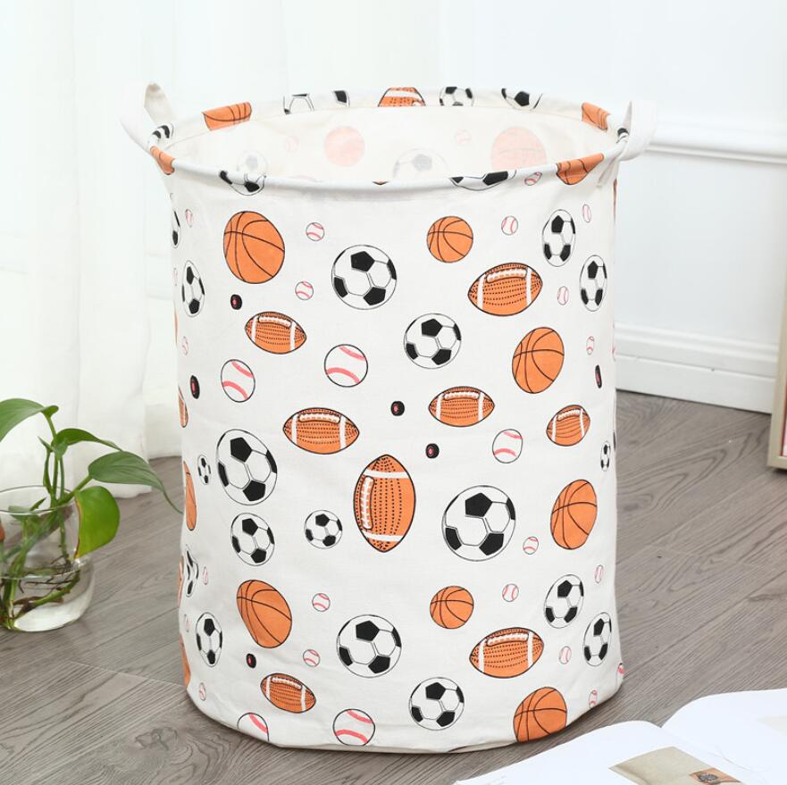 Fodboldgravemaskine vandtæt tøjvask hæmmer bærbart tøj opbevaringskurve boligindretning tønde foldning børn legetøj arrangør