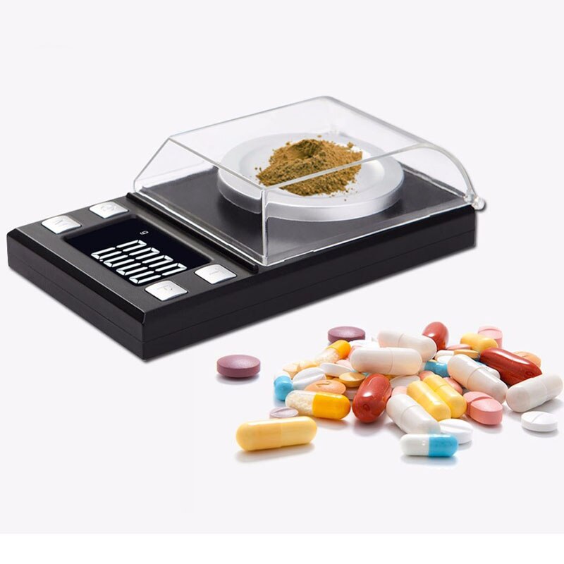 10G Electronic Scales 0.001 Lcd Digital Scale Jewelry Medicinal Herbs Portable Lab Weight Milligram Scale