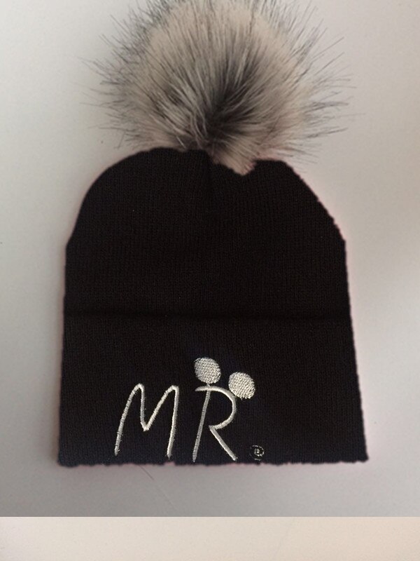 Lente Winter Peuter Baby Kids Kinderen Baby Kleurrijke Wasbeer Faux Fur Pom Pom Hat Cap Beanie Voor Meisjes En Jongens pom Beanie: mr-3