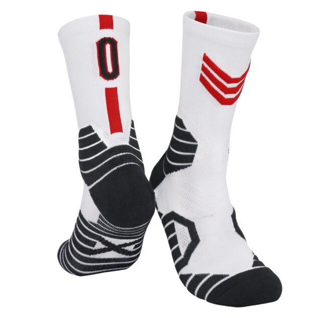 In-tube basketball sokker voksne børn fortykket håndklæde bund skridsikre sportssokker elite sokker basketball sokker: 9