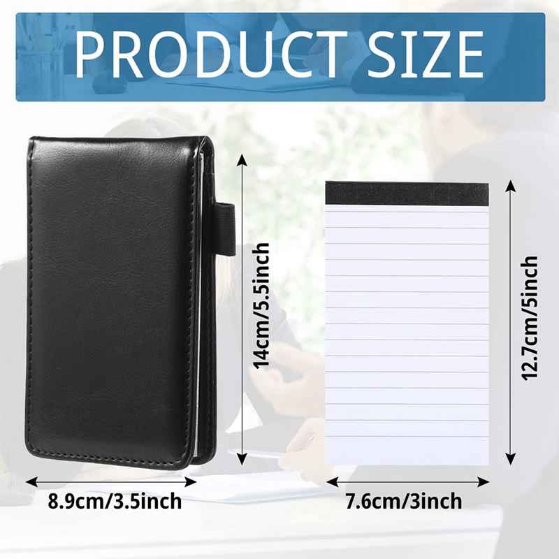 Mini Pocket Notepad Set A7 Business Labels Portable Notebook with Notepad Replacement for Office and School