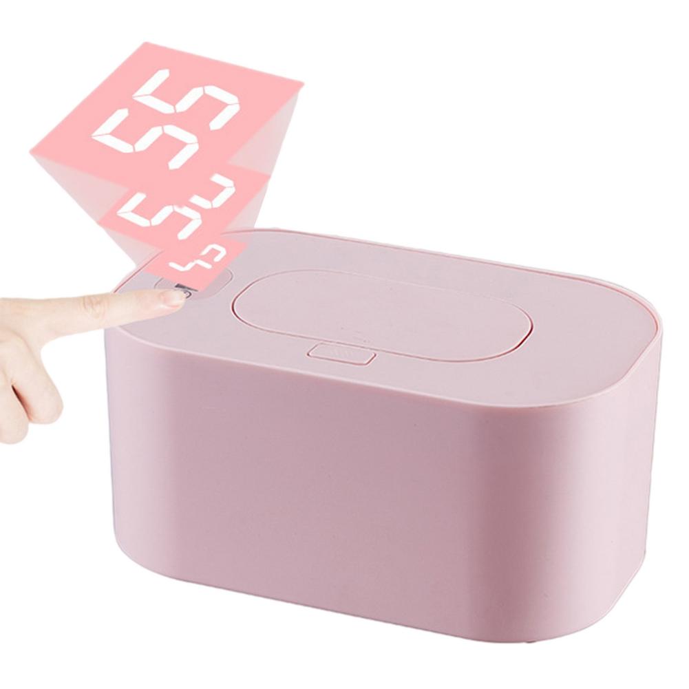 Baby-feuchttücher Wärmer Mit Anzeige Bildschirm Heizung Feuchttücher Thermostat Warme Feuchttücher Isolierung Wärme: Rosa