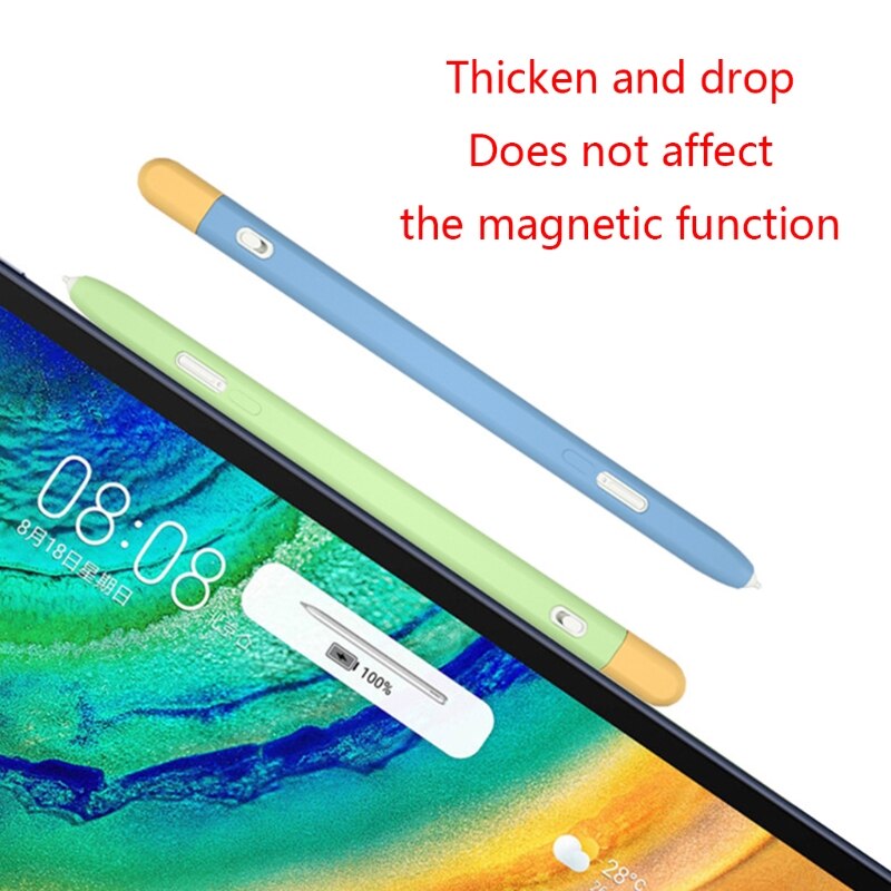 Pennskydd lämpligt för samsungtab s pen pro pennfodral silikonpennskydd spen skyddsfodral fallskydd