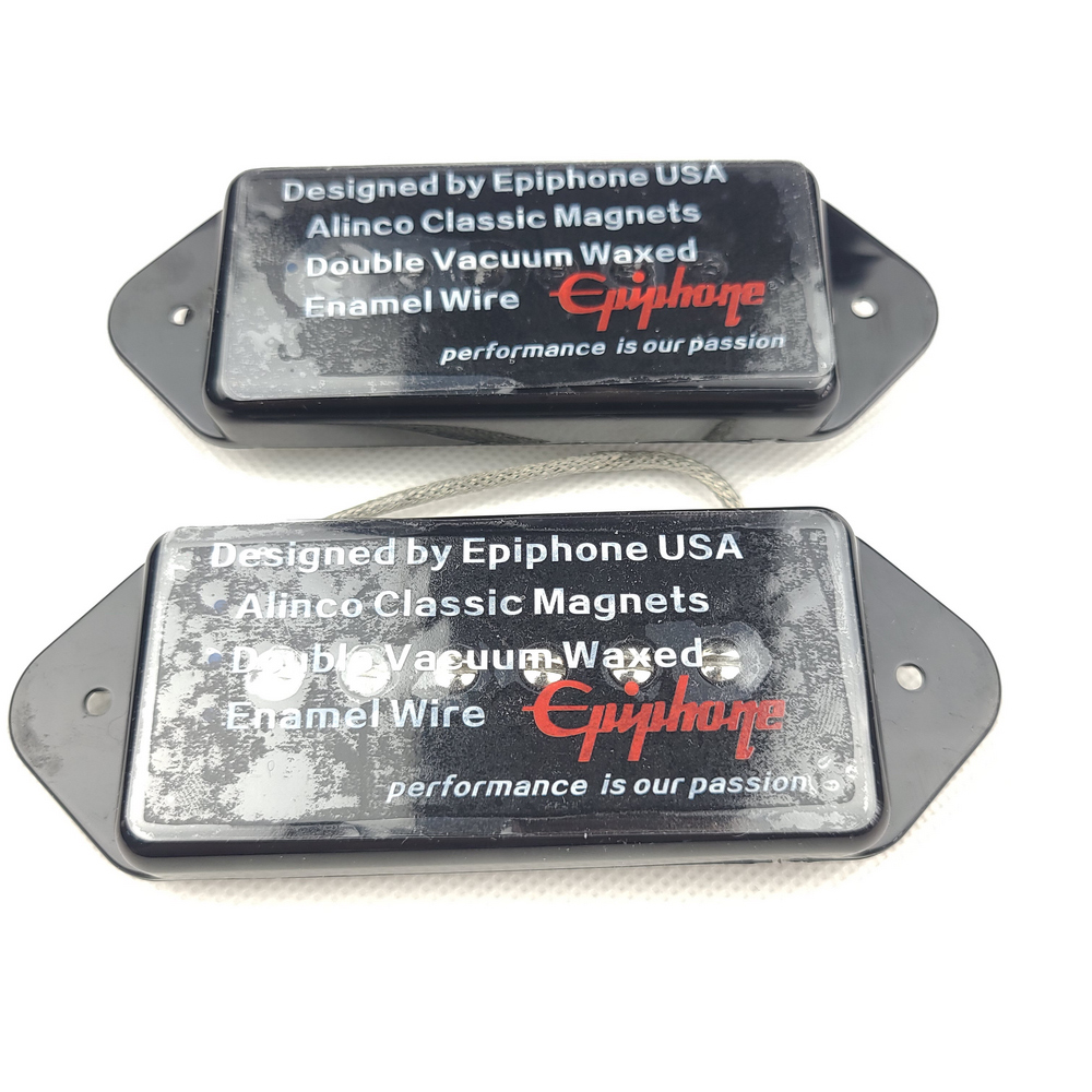 Epiphone Black Alnico Pickups Low Gauss Iconisch Geluid P90 Dogear Stijl Single Coil Bridge Pickup voor SG/LP Elektrische Gitaar