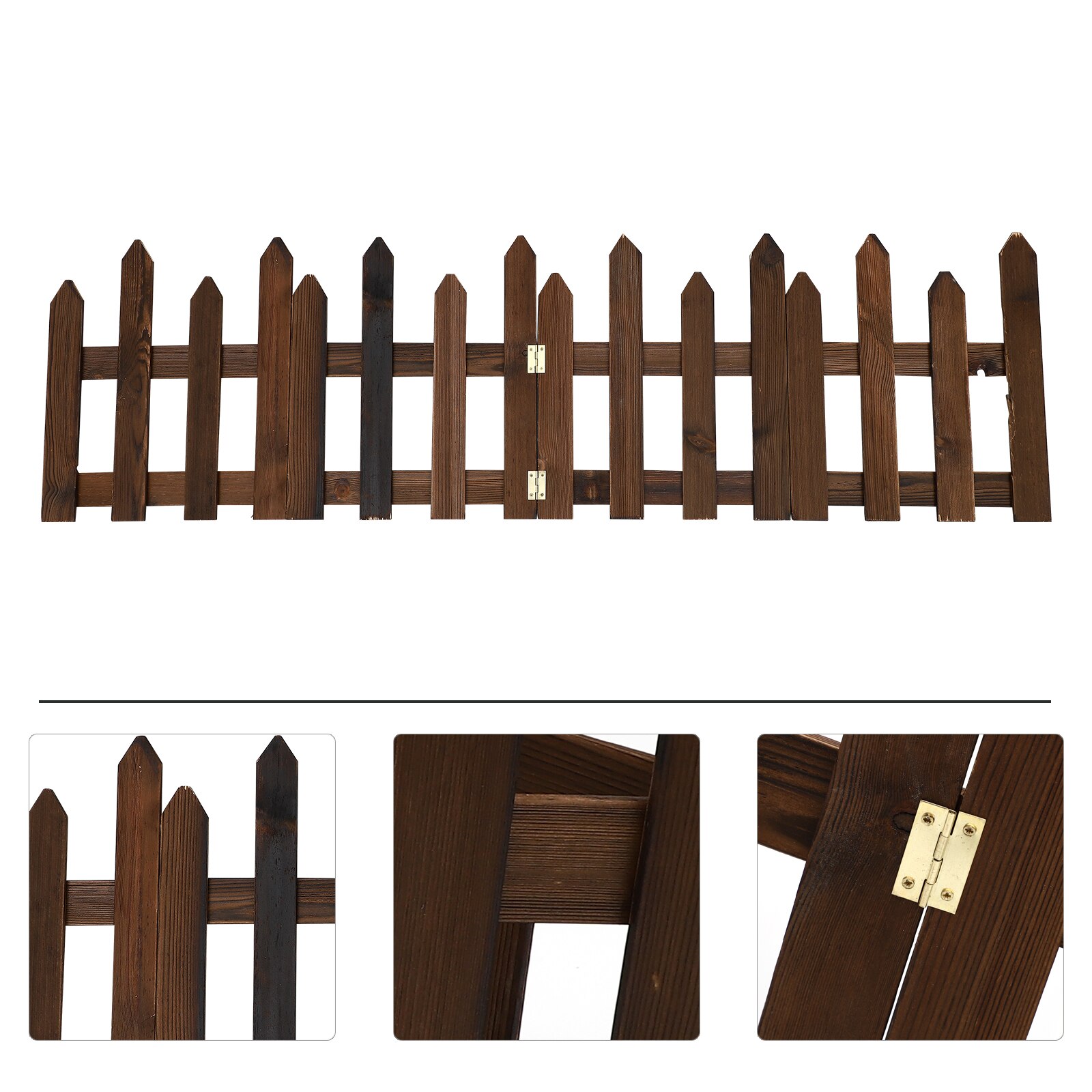 1 Set of Anti Corrosive Partition Fence Garden Fence Adornment for Hotel