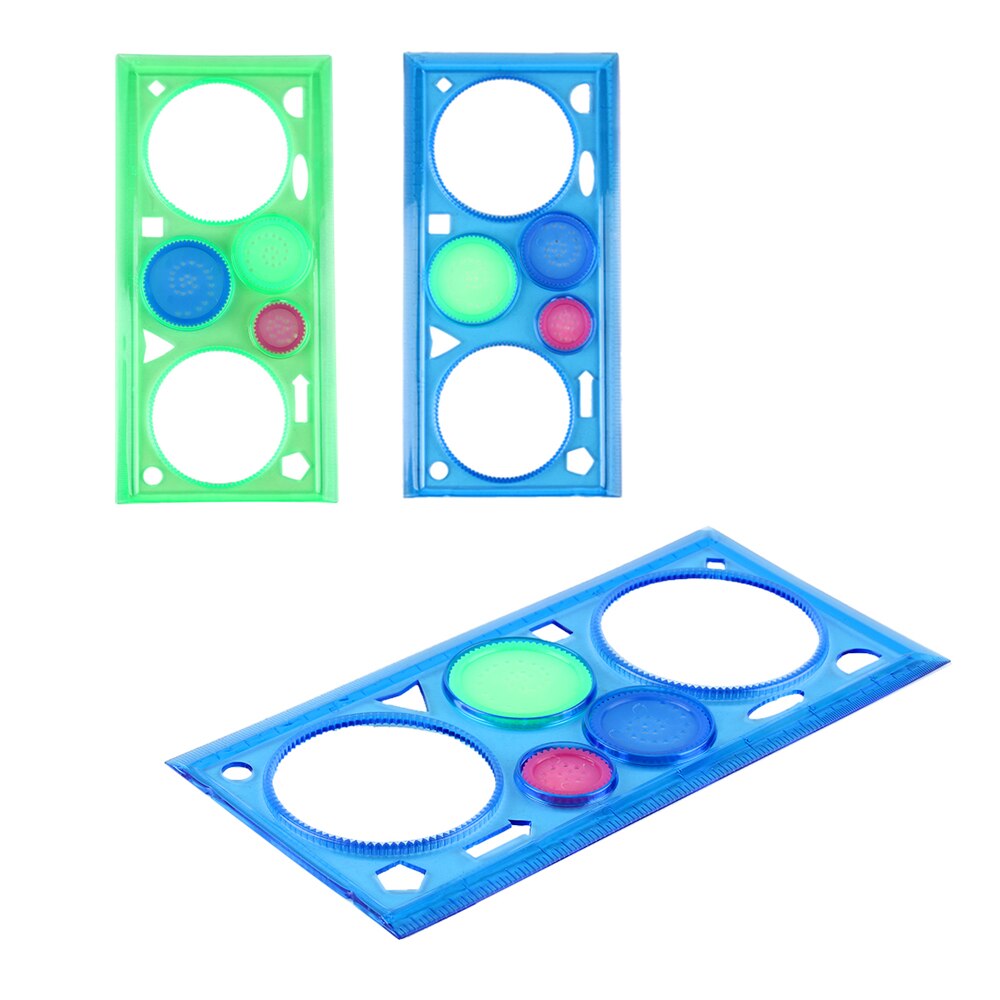 Random Color! 1PC Classic Geometric Spirograph Ruler Drafting Stencil Spiral Tool Drawing Art Toys Stationery Supplies