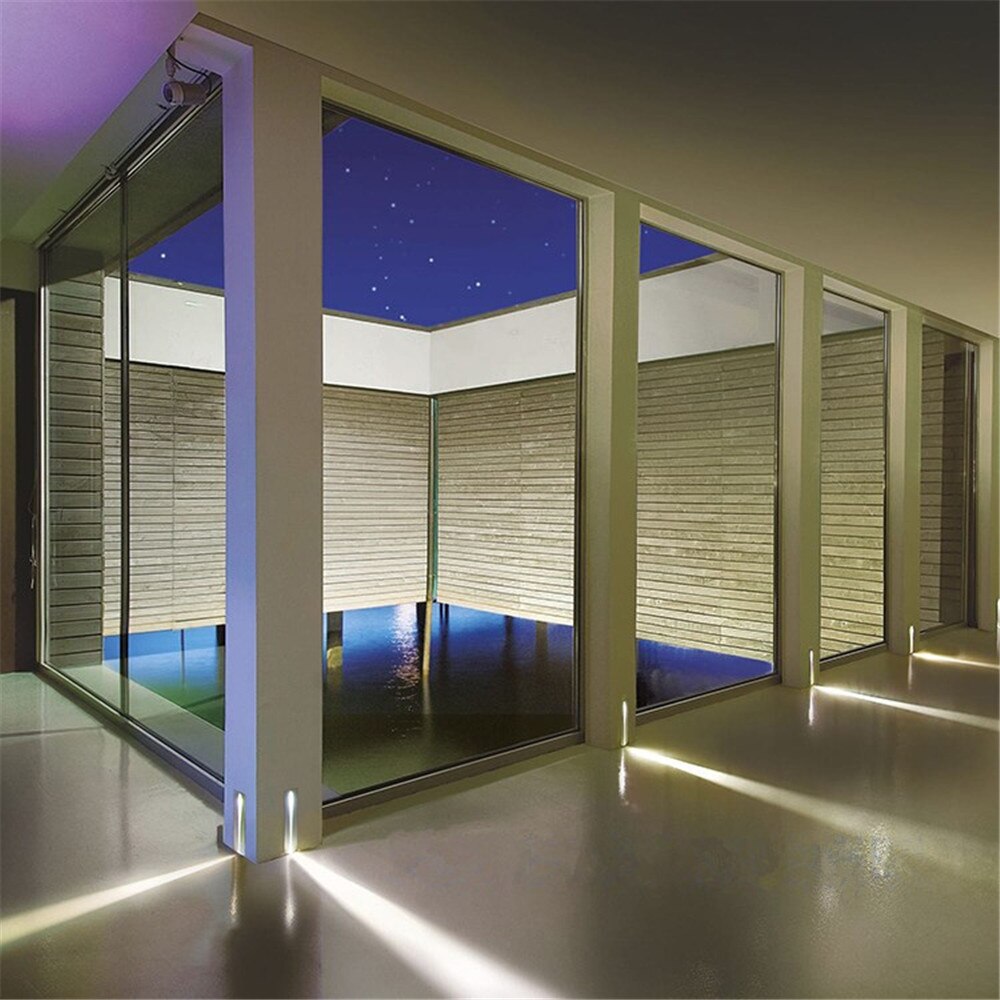 3W luz LED de empotrar para escaleras luz AC85-265V interior de pared de esquina de luces de paso decoración lámpara pasillo lámparas para escaleras . Exclusivo.