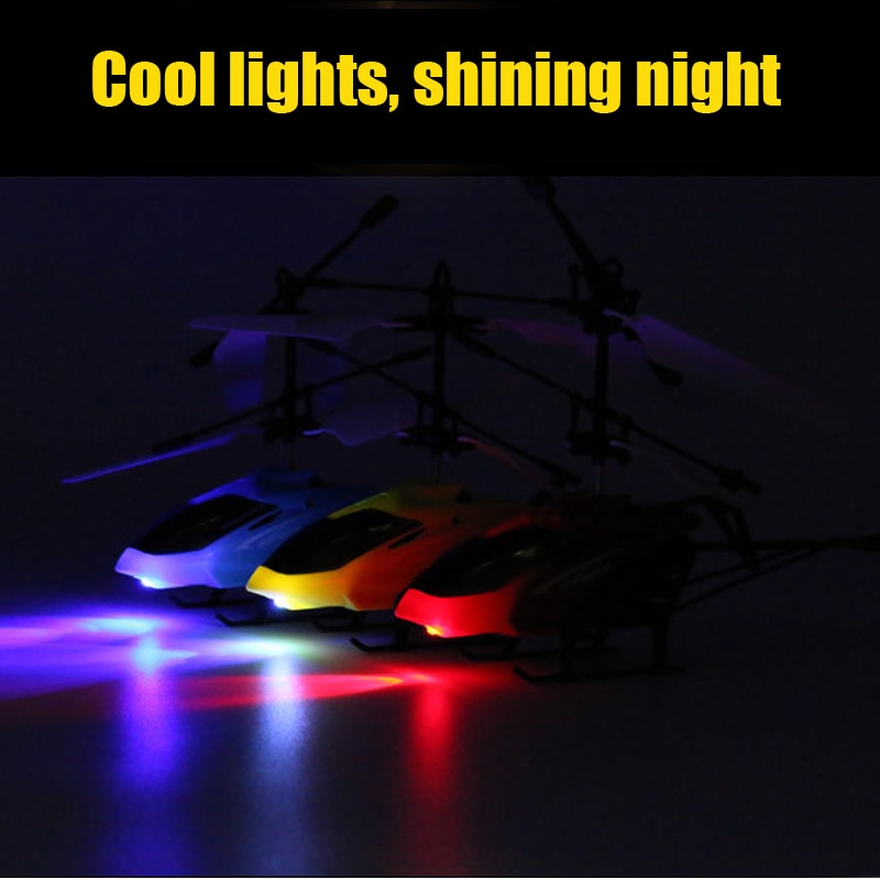 Mini RC Drone Flying RC Helicopter Aircraft dron Infrared Induction LED Light Remote Control drone dron Kids Toys Boys