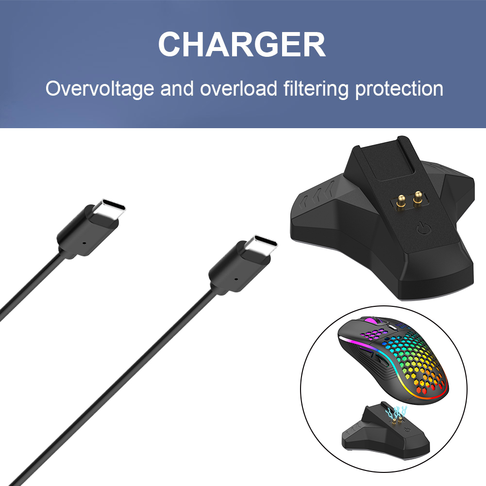 Draadloze Muis Oplader Muis Opladen Dock Station Voor Razer Deathadder V2 Pro/Naga Pro/Adder Ultimate/Basilisk Ultimate
