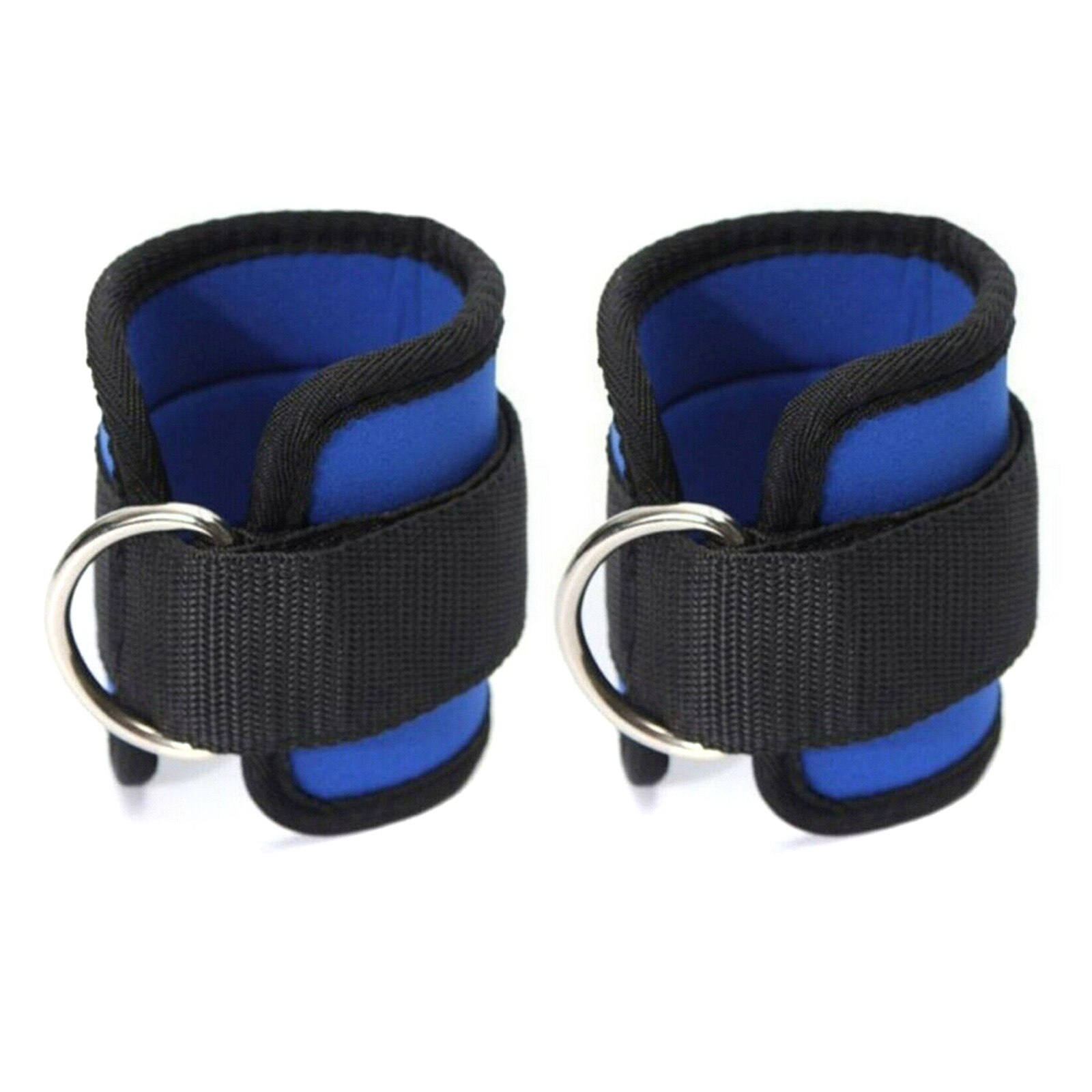 2pcs Ankle Weights Adjustable Leg Wrist Strap Running Boxing Braclets Straps Gym Accessory PUZ777: Blue