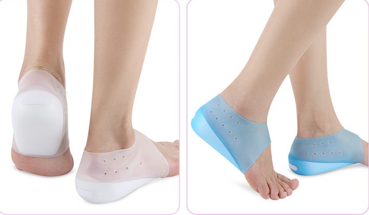 Osynlig höjd ökad innersula silikon hälsockor för kvinnor män innersulor 2-3cm innersulor för plantar fasciitis fötter vårdverktyg
