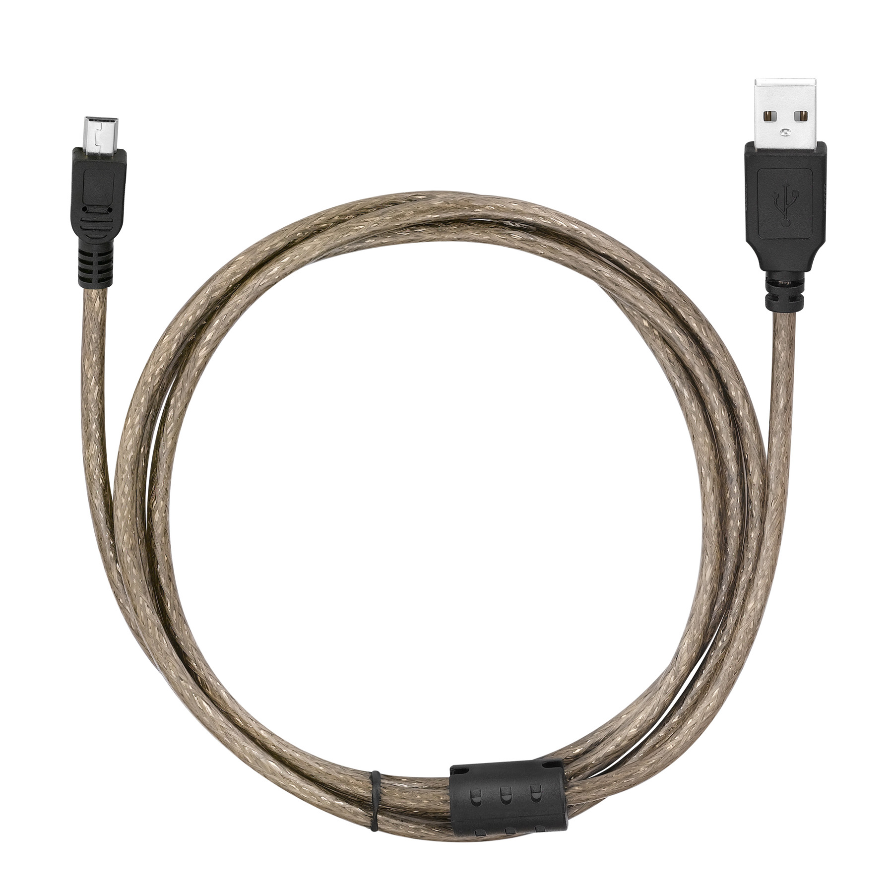 Lballist Mini 5Pin Usb-kabel Usb 2.0 Type A Male Naar Mini 5P Mannelijke Folie + Gevlochten Afgeschermde 1.5M 3M 5M