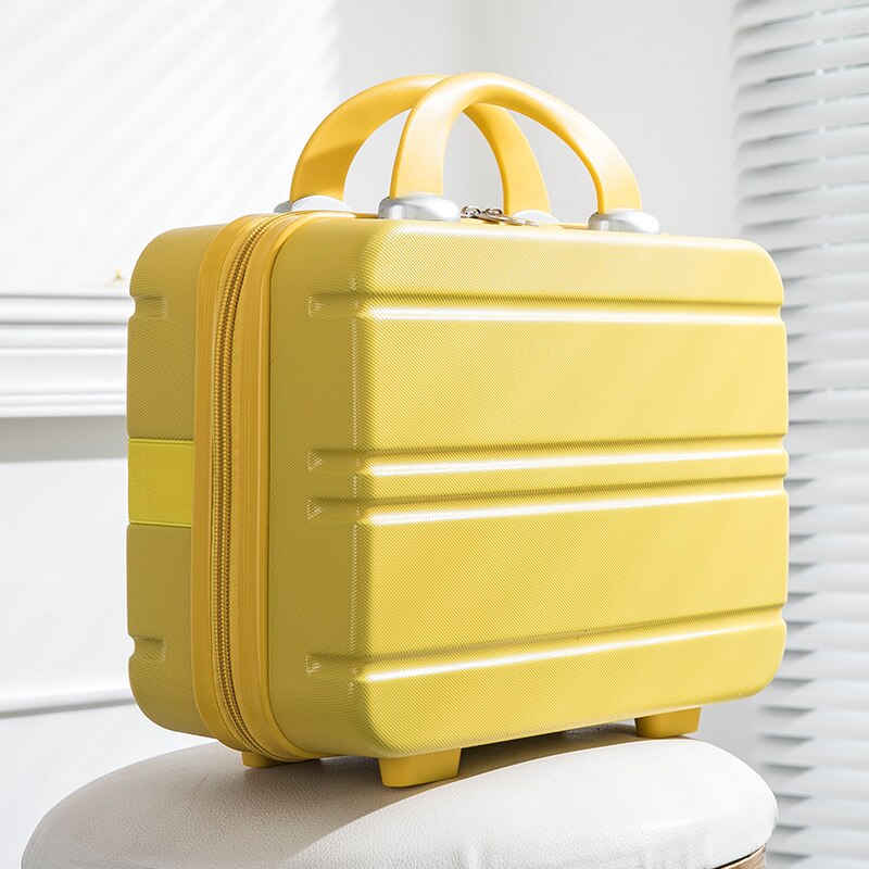Mini bærbar bagage taske vandtæt kosmetik taske bære bagage hårdt kuffert kuffert make-up kufferter og rejsetasker