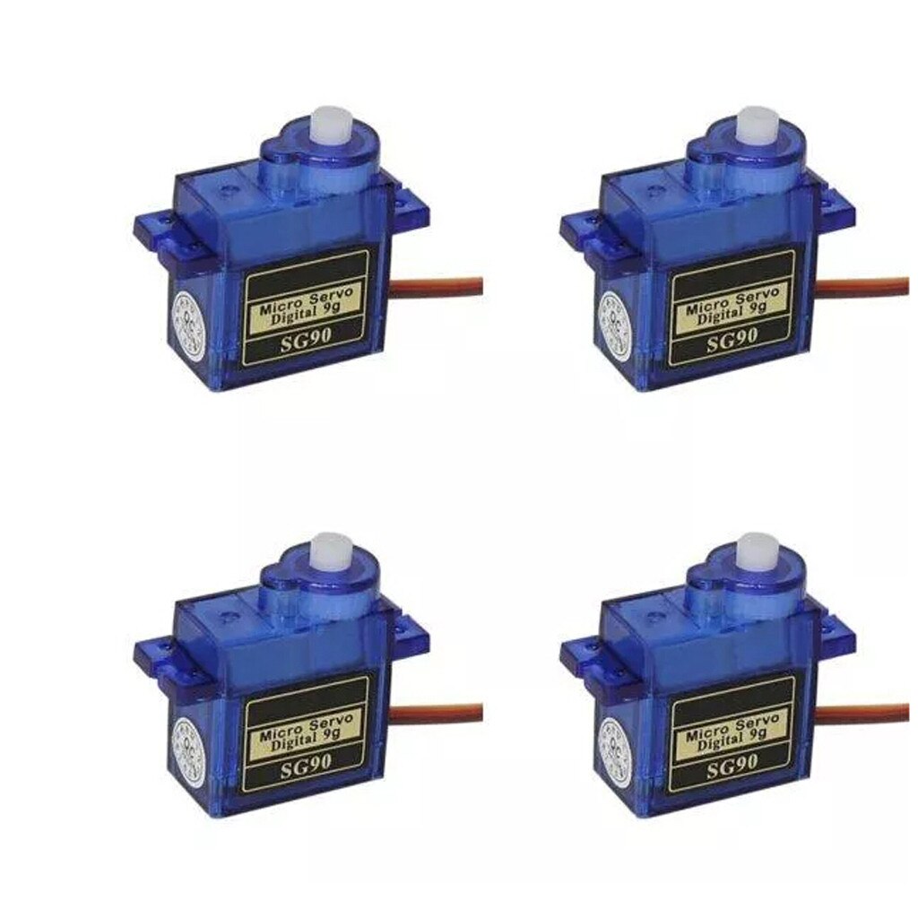 1/4/9/10pcs 9g Sg90 Miniature Servo Motor For Rc Robot Helicopter Airplane Aircraf Car Boat Brinquedos Juguetes Kids Toys: 4