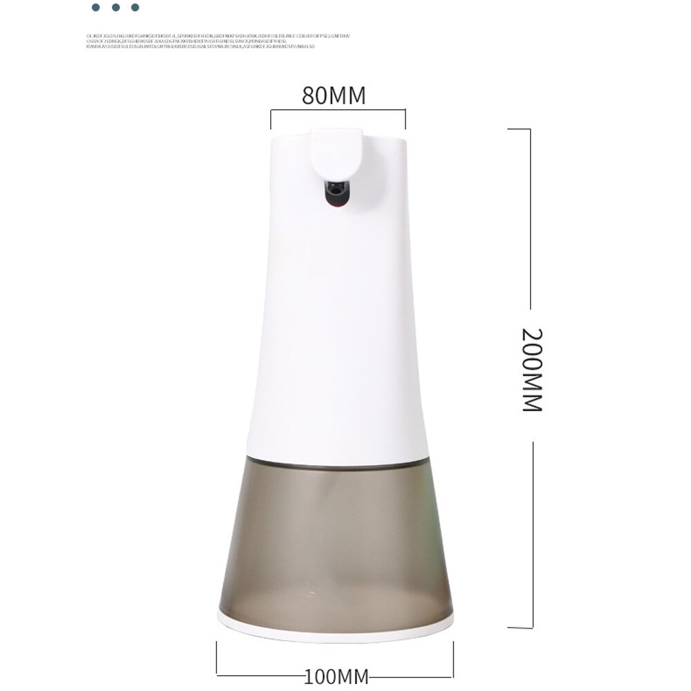 Automatic Foam Soap Dispenser 350ml Intelligent Sensor Touchless Soap Dispensers USB Rechargeable Home Cleaning Foam Machines