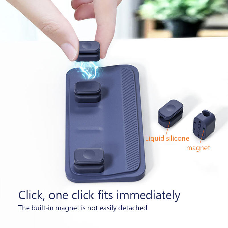 Magnetische Maus Tastatur Kabel Draht Organizer Schreibtisch Kabel Clip Schutz Kabel Wickler Reihe Stecker Feste USB Lade Linie Halter Magnet