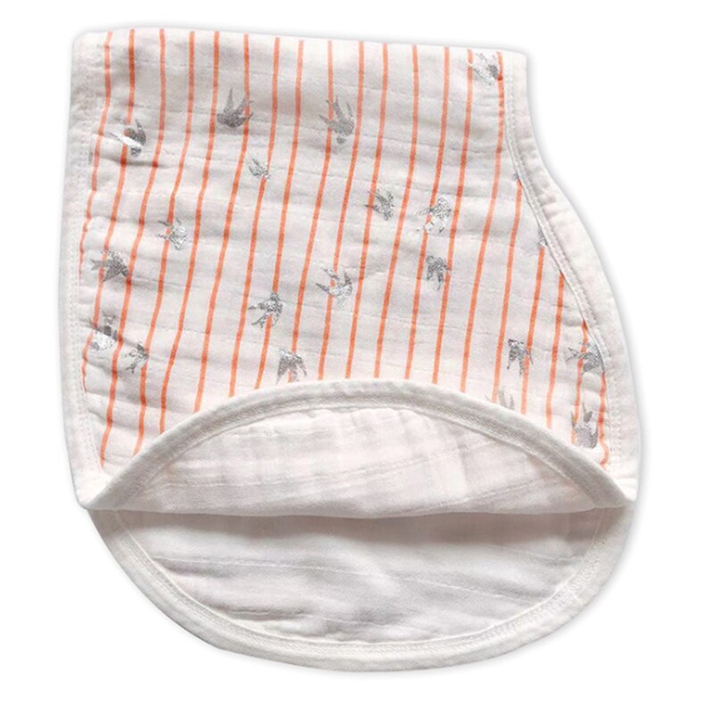 Bambino Bavaglini Doppio Strato Impermeabile Puro Del Bambino Del Cotone del Tovagliolo di Alimentazione Mamma Spalla Sputare Latte Pad Per I Bambini Panni Bandana: silver birds