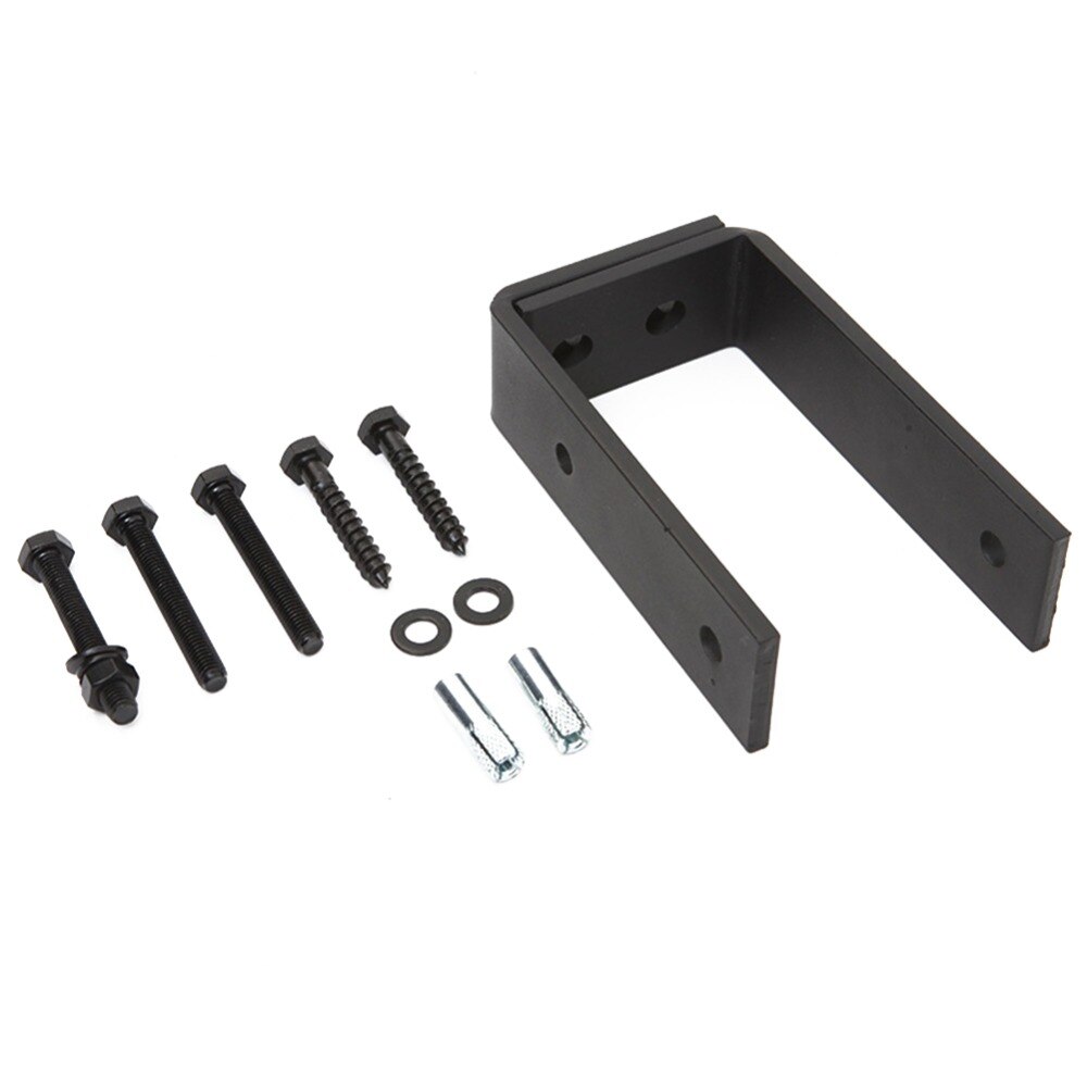 Carbon Steel Rustic Black Barn Sliding Door Hardware Bypass Track Connector