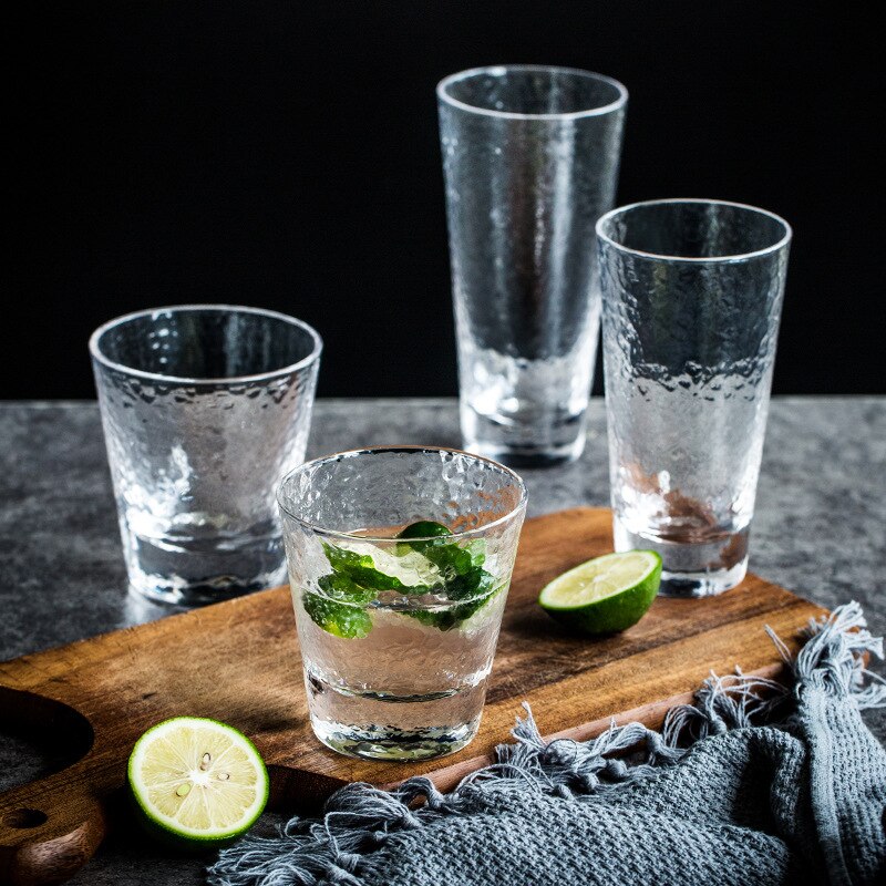 2 stks/partij 300ml Clear Bar Glas Cup Glaswerk Drinken Glazen voor Water Sap Bier Wijn Whisky en Cocktails Geïsoleerde tuimelaars
