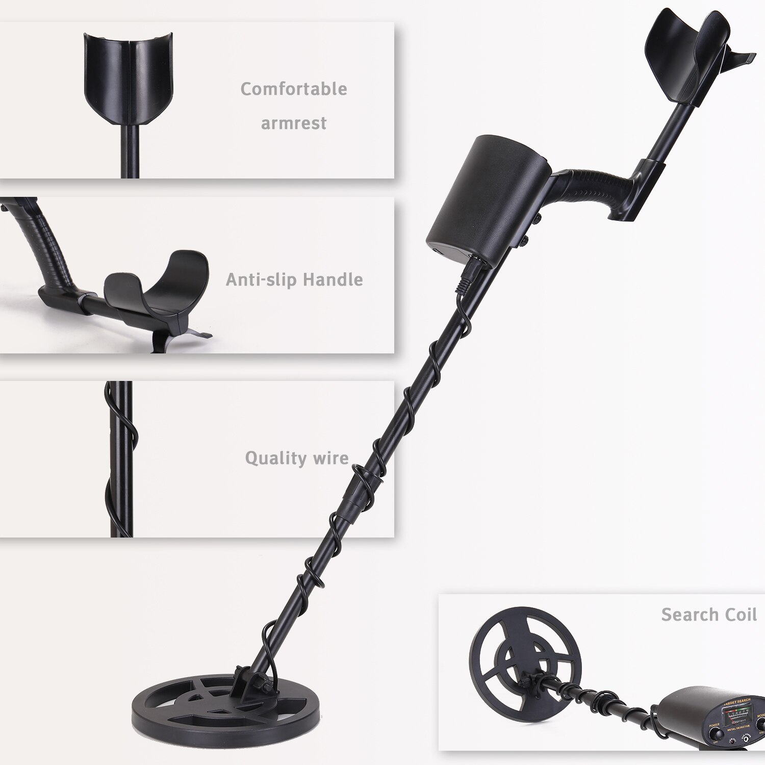 KKMOON Unterirdischen Metall Detektor Gold Schatz Detektoren Pinpointer Metall Detektor Jäger Tracker Sucher Metall Finder