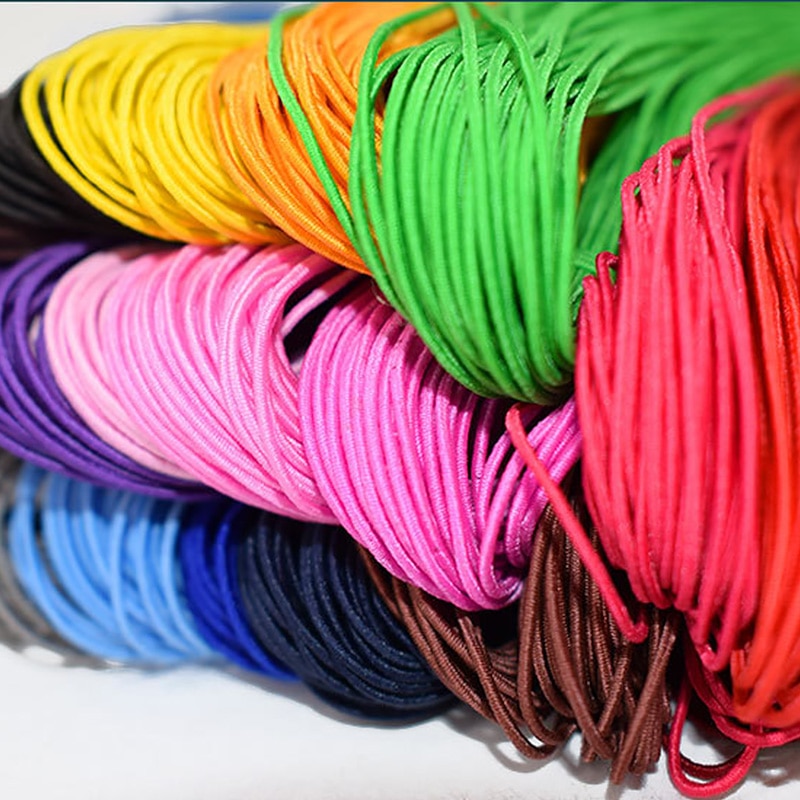 Elastisk Snor Rund 1.2mm - Tråd til Smykker DIY, Armbånd, Halskæder, Taljebånd
