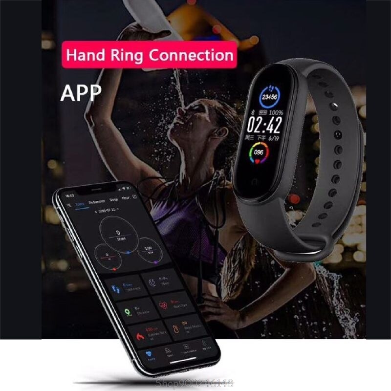 M5 Sport Fitness Tracker Smartband Smart Bracelet Blood Pressure Heart Rate Monitor Band Wristband D22 20