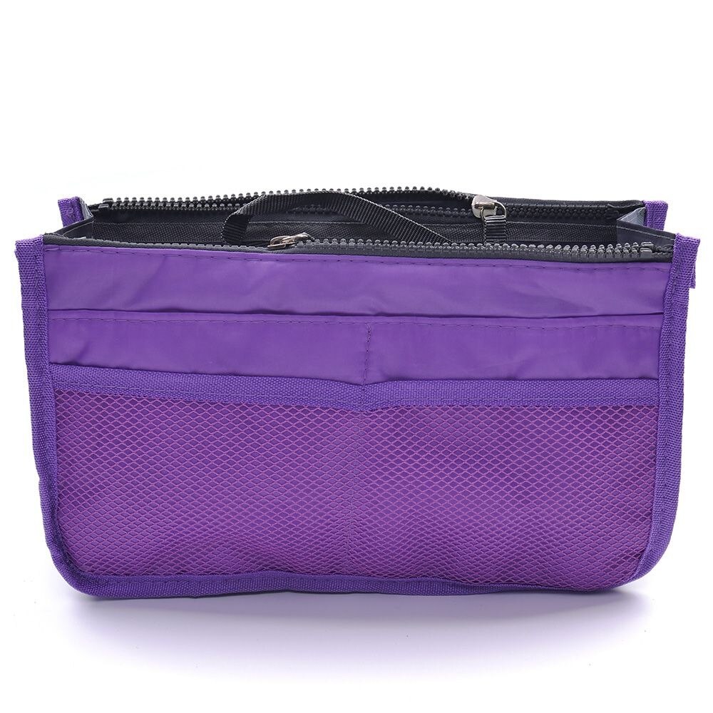 Makeup Bag Case Organizer Insert Bag Women Nylon Travel Handbag Large liner Lady Make up Cosmetic Bag Female Wash Toiletr: 6