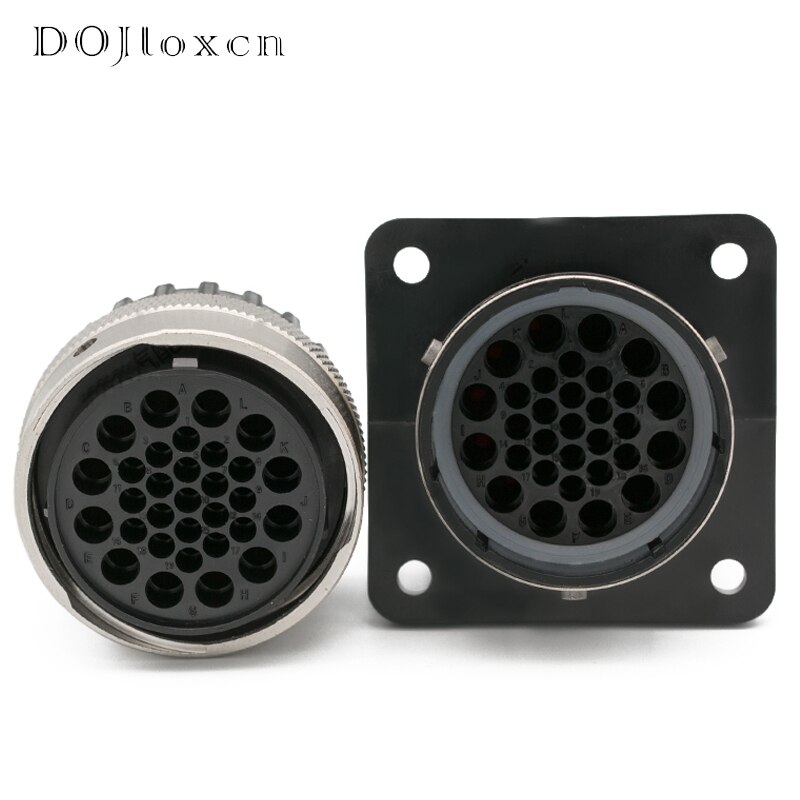 1 Set 31 32 48 Hole ITT Aviation Wiring Socket Waterproof Male Female Connector Plug Plastic Shell 192900-0425 192900-0475