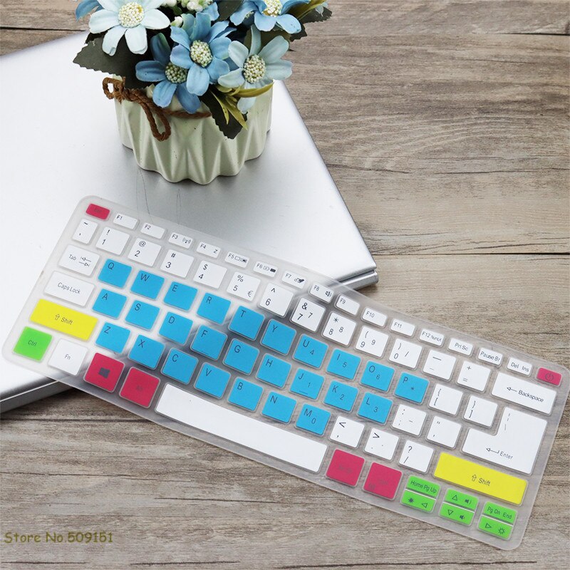 Laptop Silicone Keyboard Cover Protector Skin For Acer Aspire 5 A514-52 A514-52K A514-52G A514-52KG A514 52G 52K 52 14'' 8565U: Candy blue