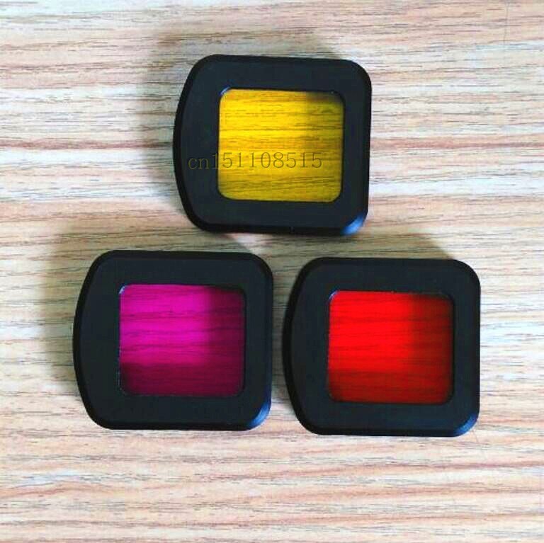 ¡Novedad! Funda SJCAM SJ7 filtro CPL de UV resistente al agua, funda protectora para lente, carcasa para buceo UV rojo, funda para Sj7 Star Action, accesorios para cámara: filter  3PCS