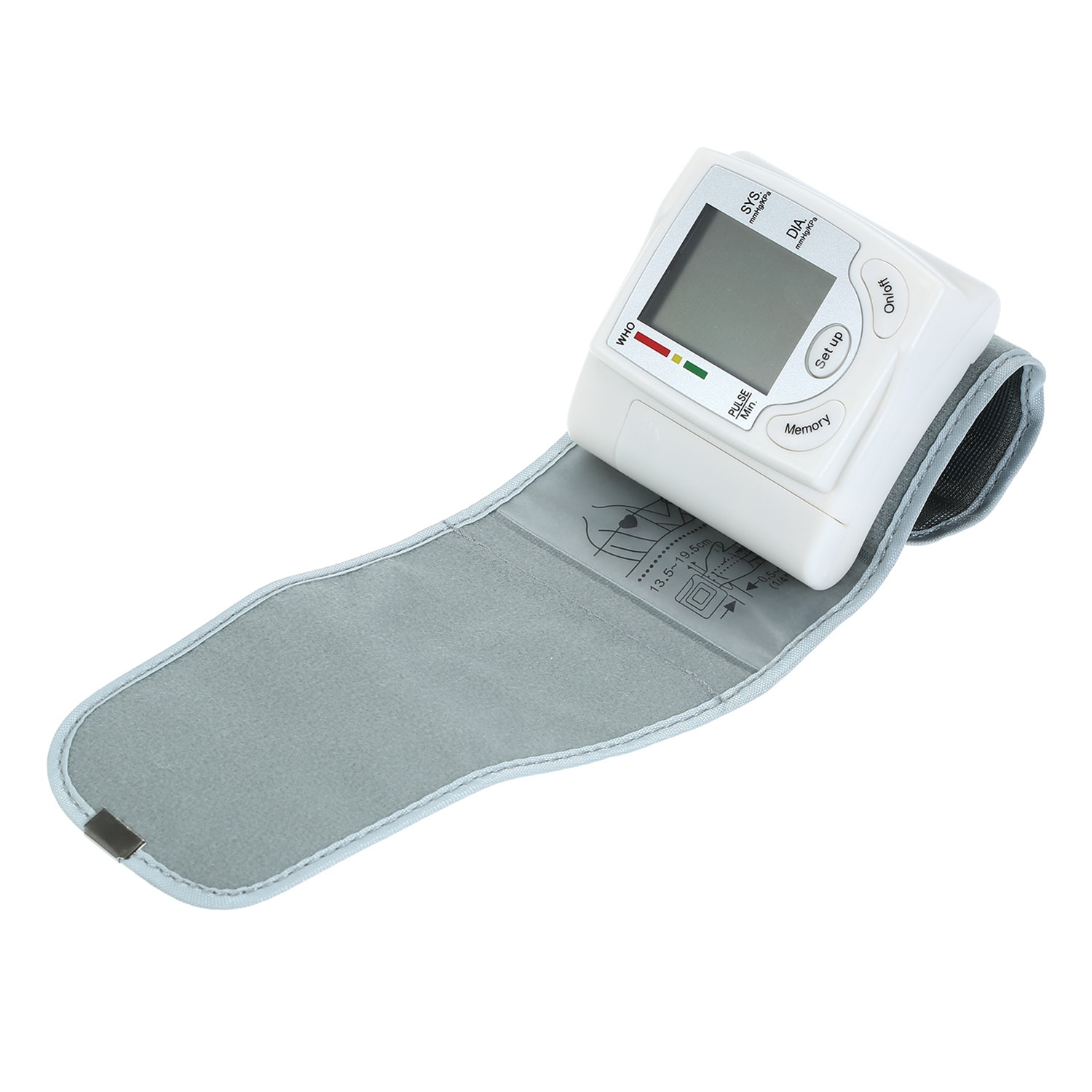 Electronic Blood Pressure Monitor Wrist Pulse Meter Automatic Digital Sphygmomanometer Household Tonometer Blood Pressure